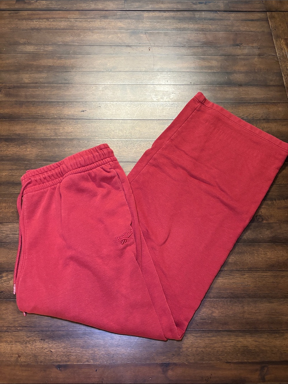 Reebok Red Straight Leg Women's Sweatpants